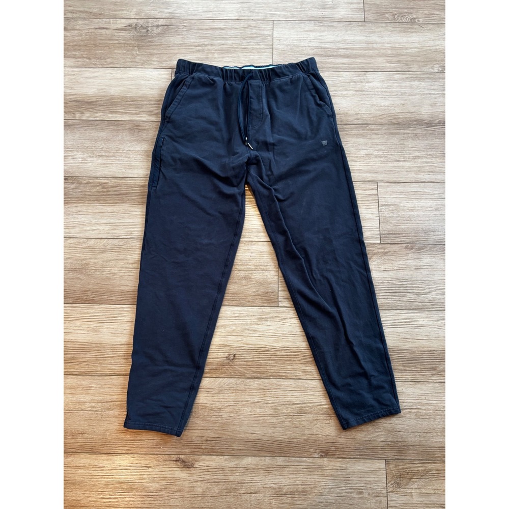Mack Weldon Ace Sweatpants Mens XL Tall Navy Blue French Terry Joggers Tall XL